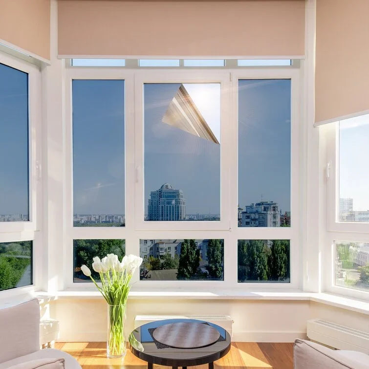 CrystalCover™ - Datenschutz, Sonnenschutz, UV-reflektierende Fensterfolie
