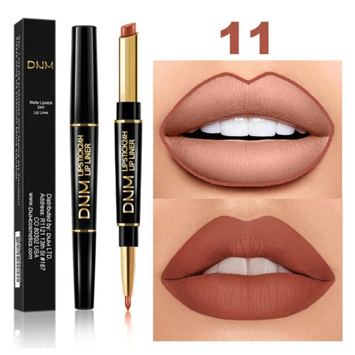 Waterdichte 2-in-1 Lippenstift Lippenliner