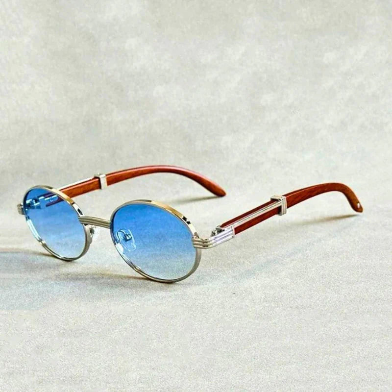 BlissGlow™ – Retro Series Wooden Sunglasses