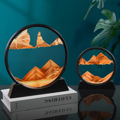 3D Hourglass Deep Sea Sand Landscape