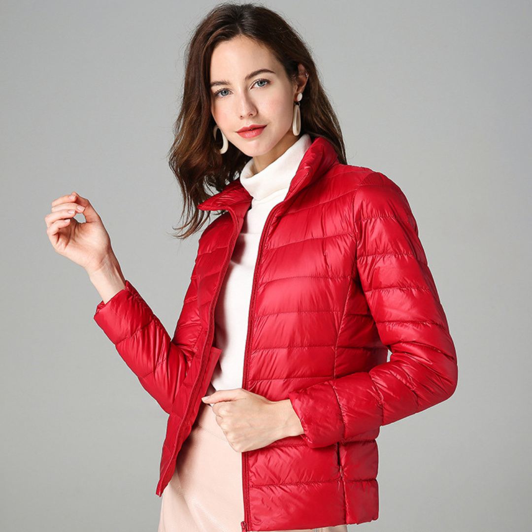 Anuschka – Ultralight Waterproof Jacket with White Duck Feathers