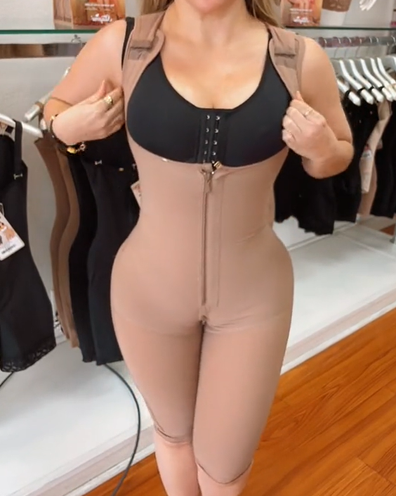 Adjustable Body Shaper with Zip