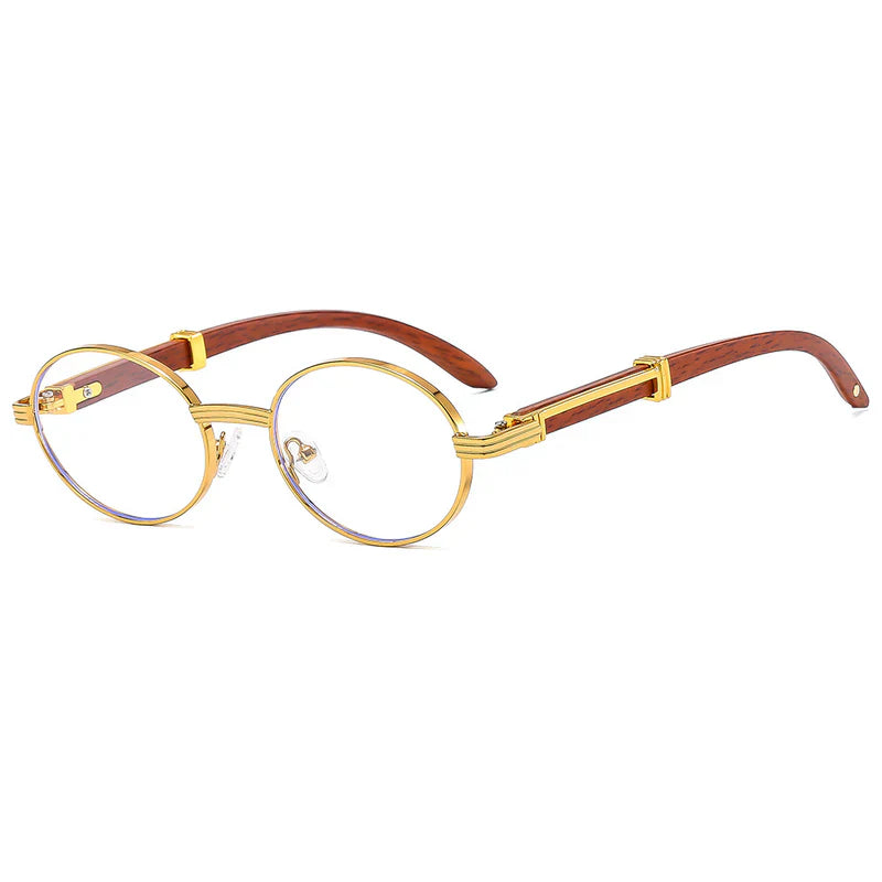BlissGlow™ – Retro Series Wooden Sunglasses