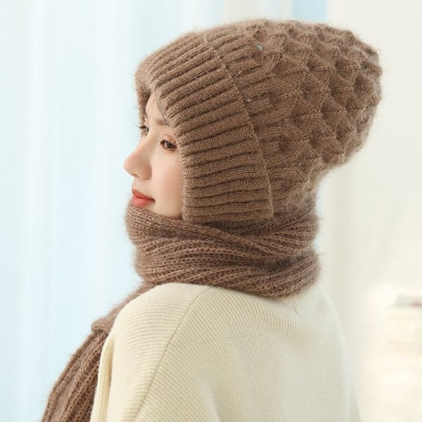 Abelina – Integrated Hearing Protection, Windproof Hat, Scarf