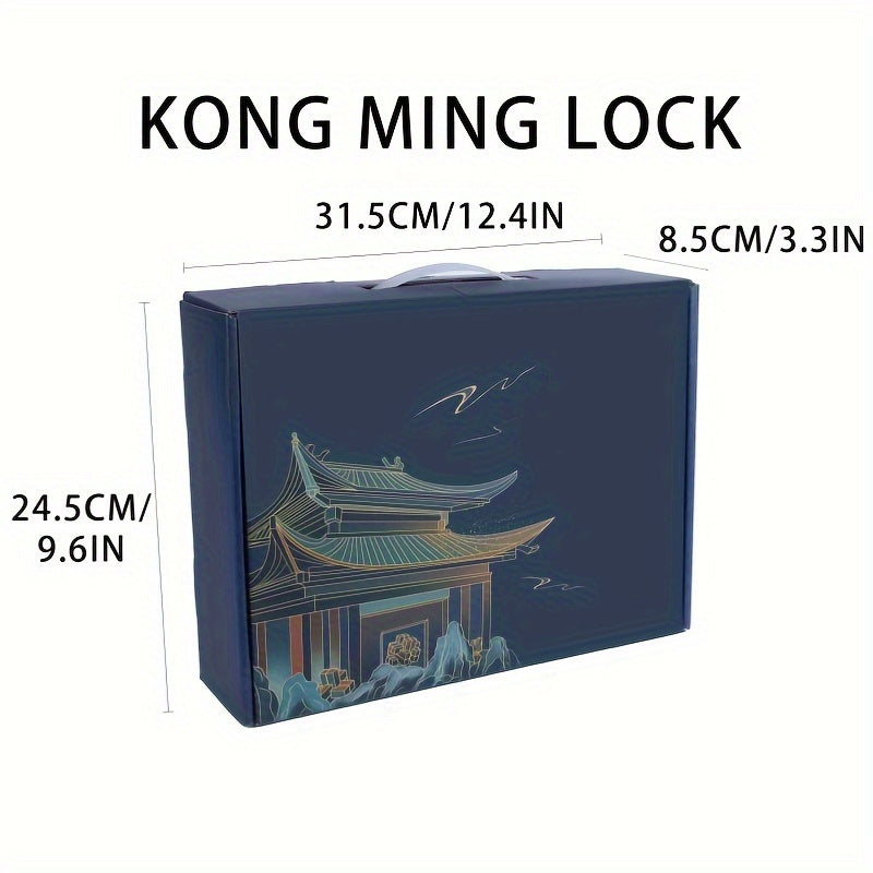 MindPuzzle - Set regalo di rompicapi in legno con 6 puzzle Kongming