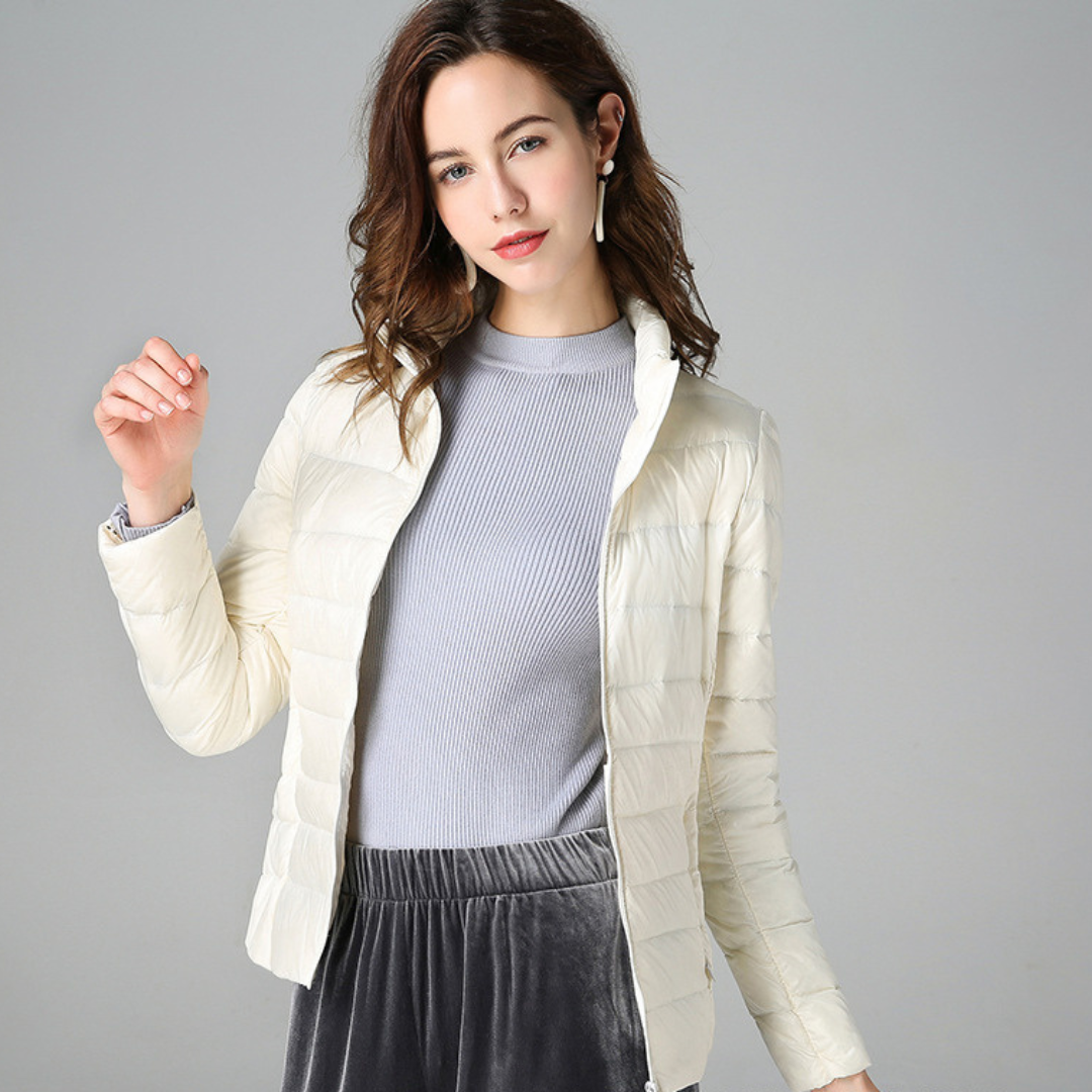 Anuschka – Ultralight Waterproof Jacket with White Duck Feathers