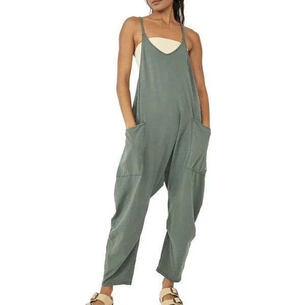 Wijd Been Jumpsuit met Zakken