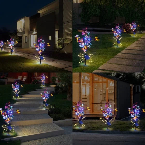 Solar Butterfly Lights for Outdoors
