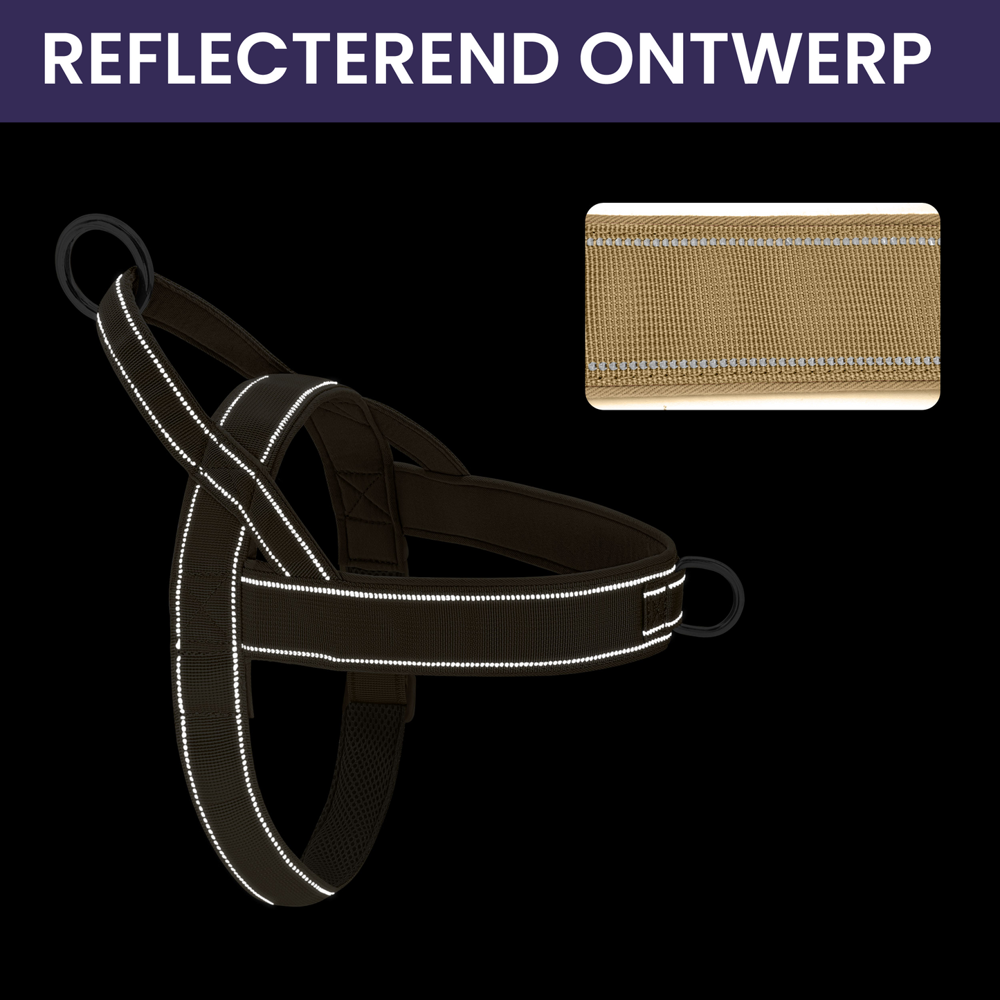 PowerLead™ | No-Pull sele med reflekterende funktioner