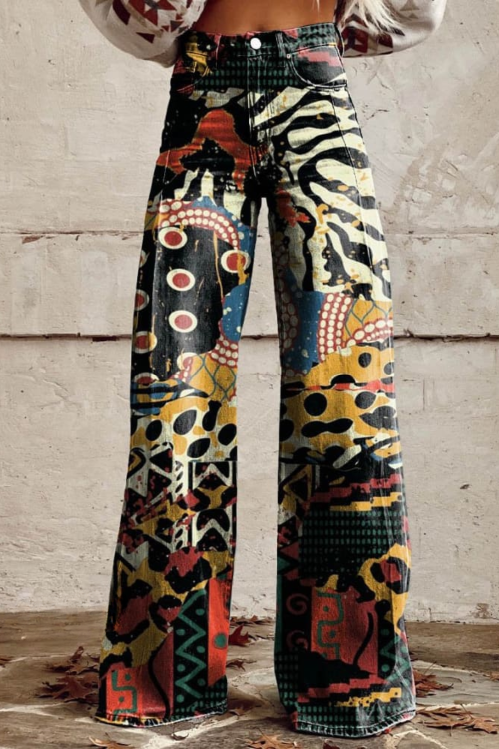 Mailin - Bred Ben Bukser med Print