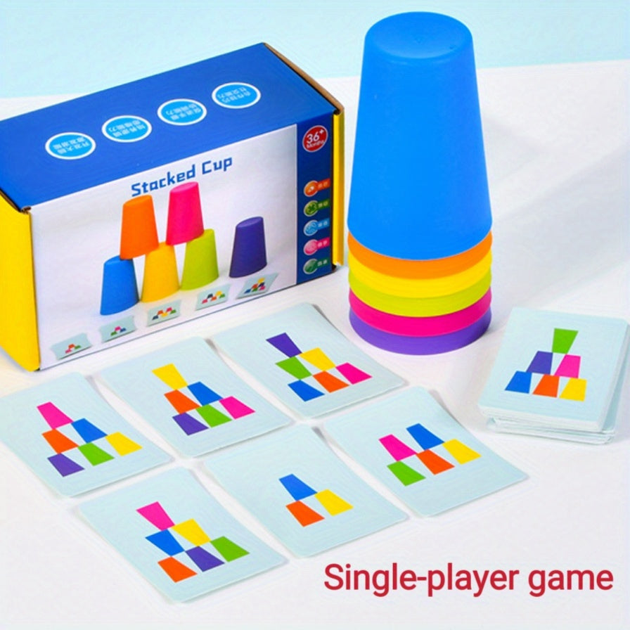 KidzCognitief - Stacking cup puzzle game for cognitive development