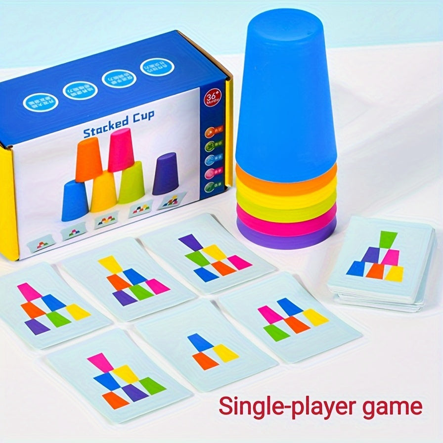 KidzCognitief - Stacking cup puzzle game for cognitive development