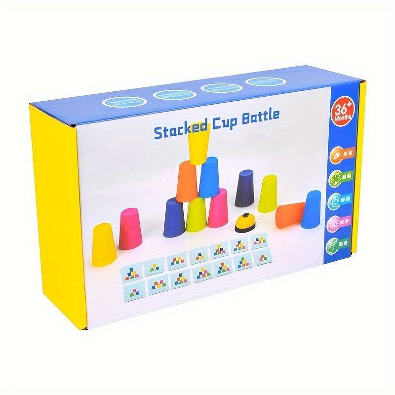 KidzCognitief - Stacking cup puzzle game for cognitive development