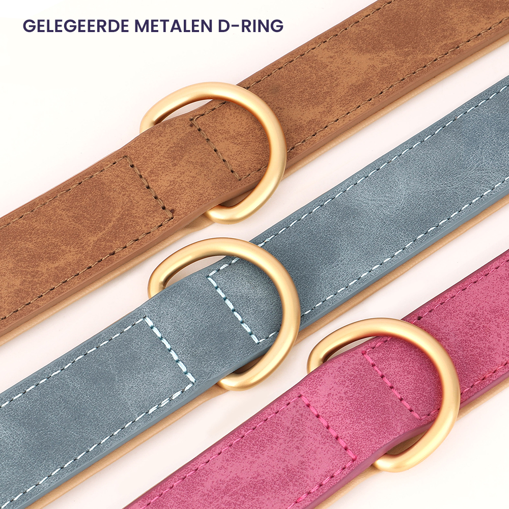 PrimePaw™ | Stylische Lederhalsband
