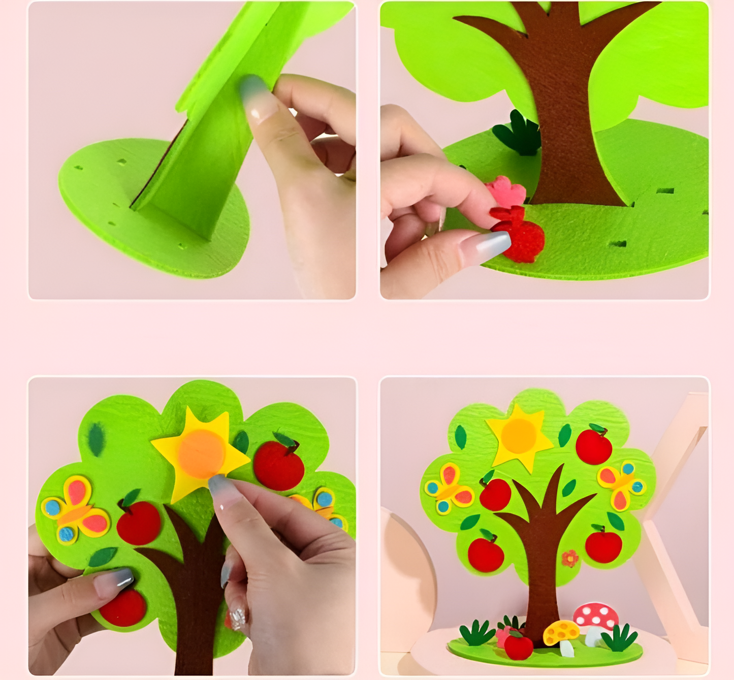 Montessori Sæsoner Filttree Kit