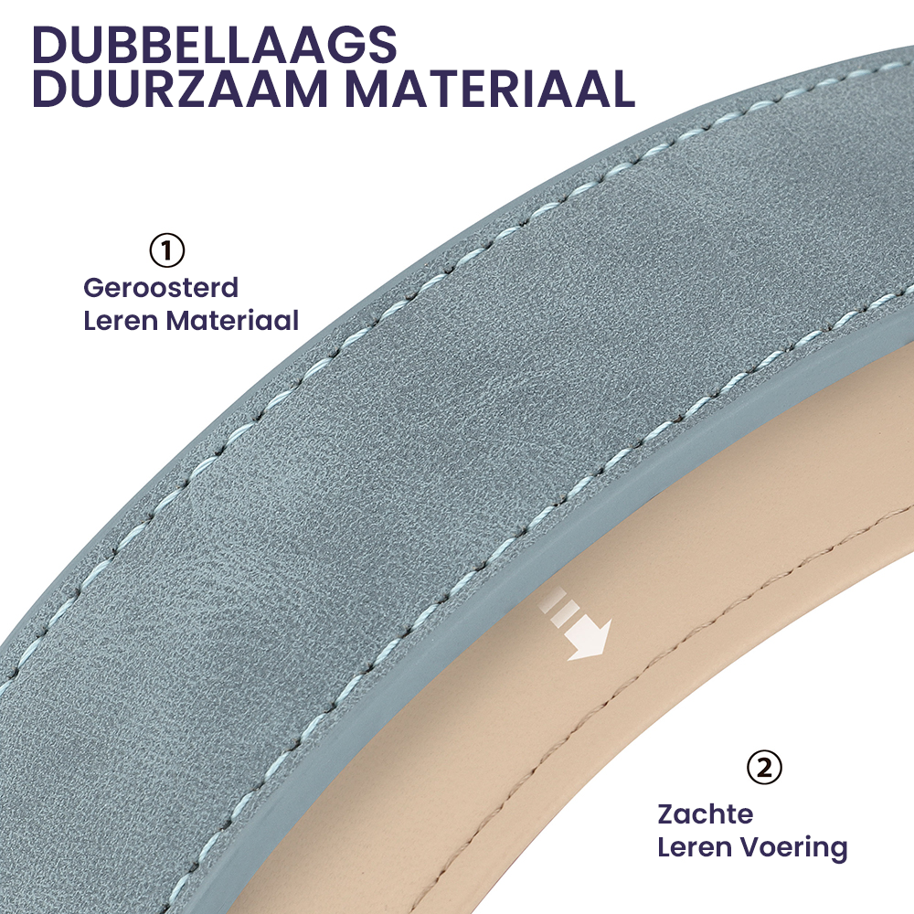 PrimePaw™ | Stylische Lederhalsband
