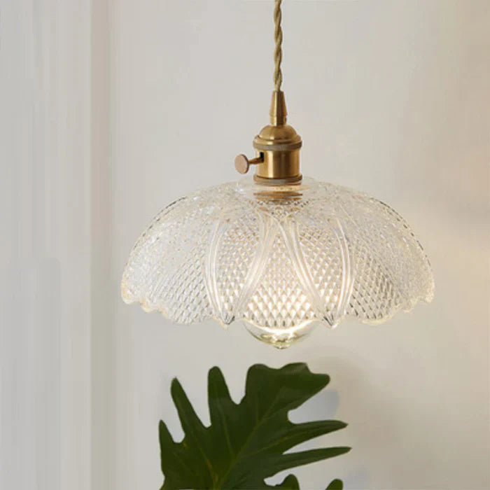 Lampada a sospensione in vetro - OpulentGlow