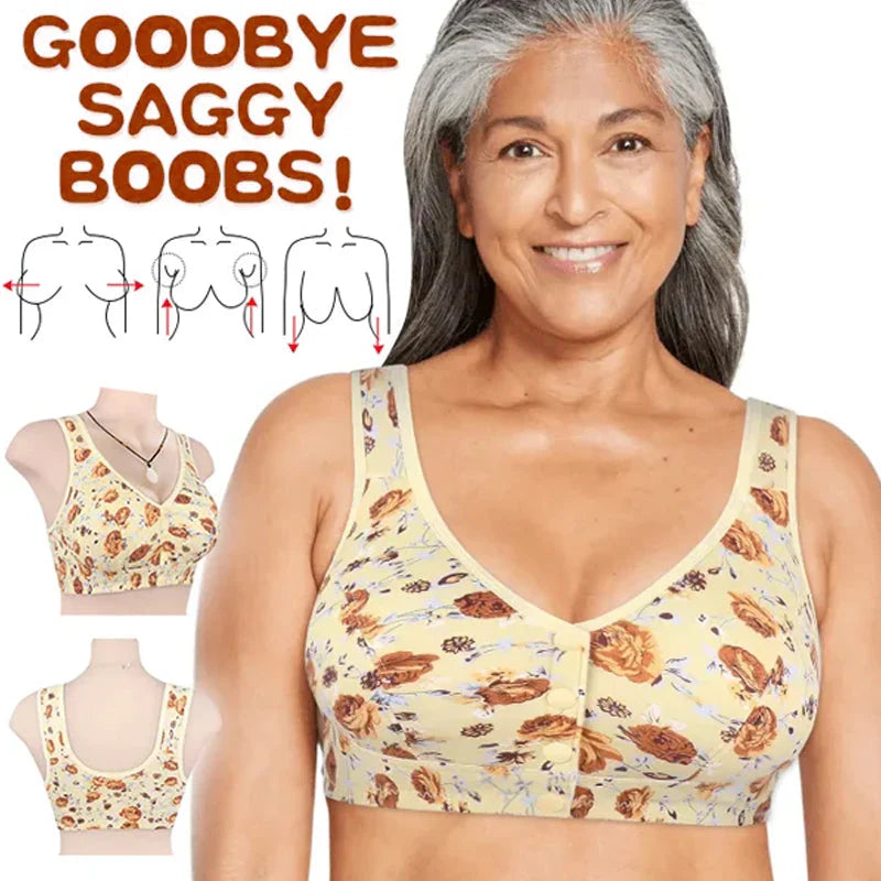 Comfortable Bra with Front Fastening for Women
