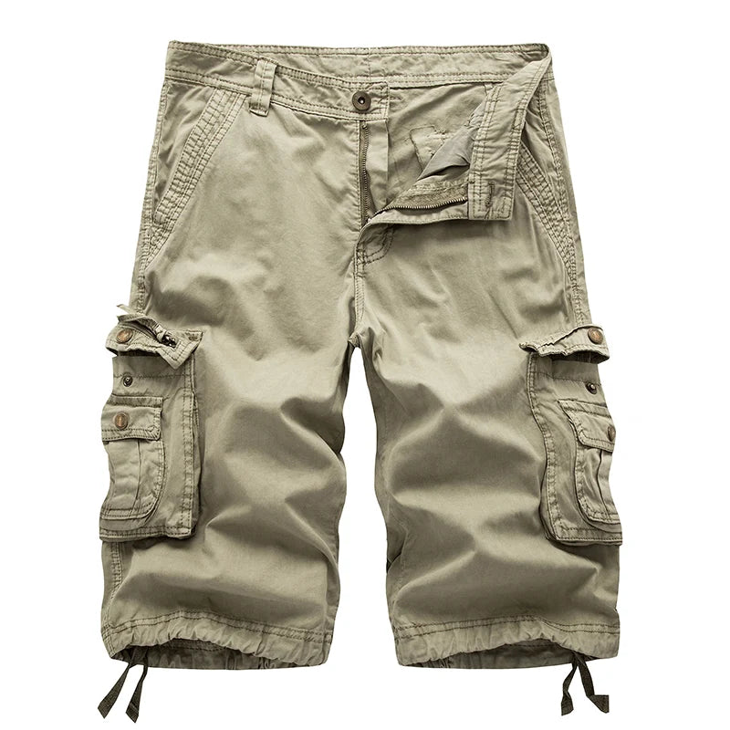 Wetzel™ - Heren Katoenen Shorts in Grote en Extra Grote Maten met Relaxed Fit
