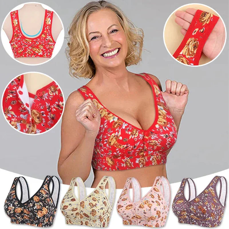 Comfortable Bra with Front Fastening for Women