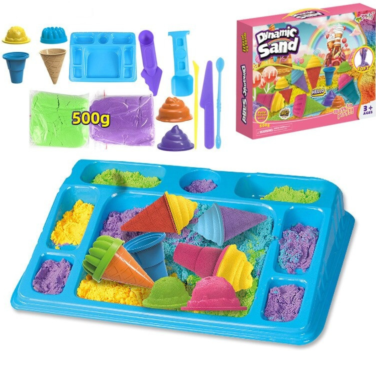 Dynamic Sand™ - Enjoy playing and creating with sand! - Dynamic sand
