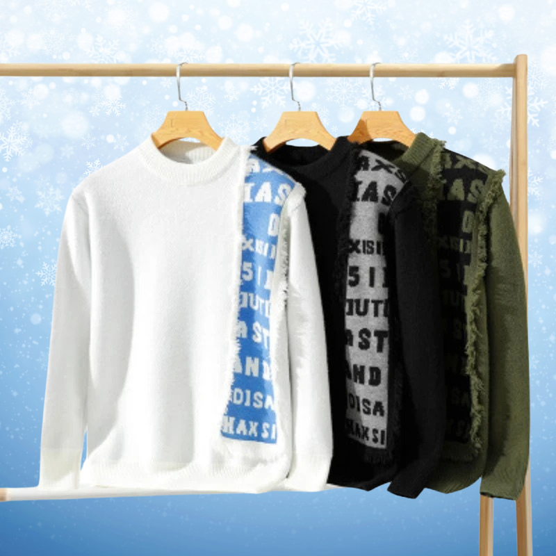 Volkold - Patchwork Letter Sweater