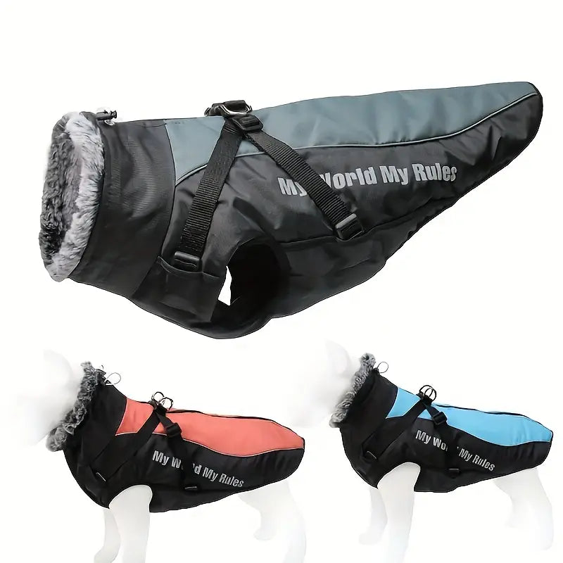 CloudTail™ | Warm Dog Coat with Reflective Details
