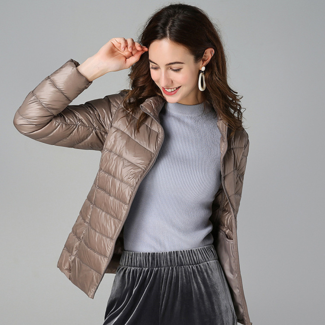 Anuschka – Ultralight Waterproof Jacket with White Duck Feathers