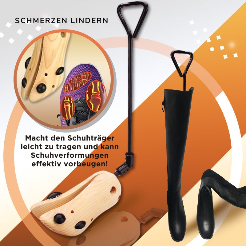 TimberStride – Holzwerkzeuge für breite Schuhe