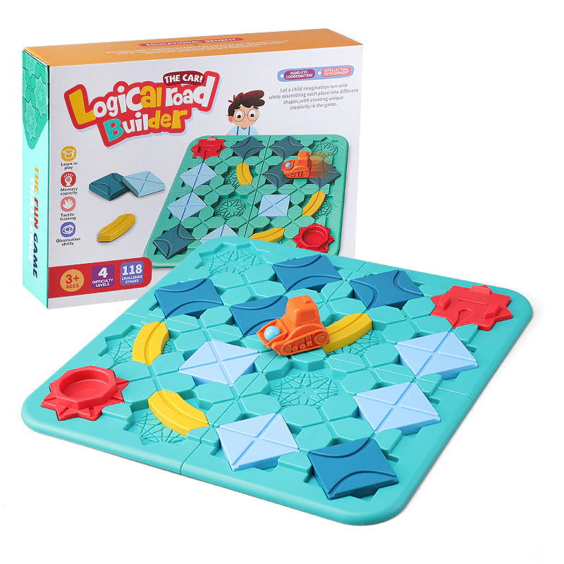InspiriBuild™ - Construire et apprendre - Jeu de construction de routes logique