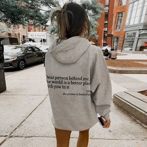 'Dear Person Behind Me' Sweater