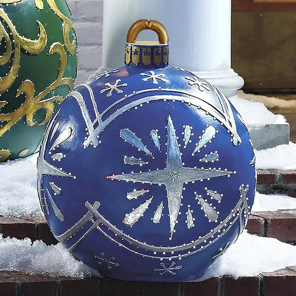 Opblaasbare Versierde Kerstbal