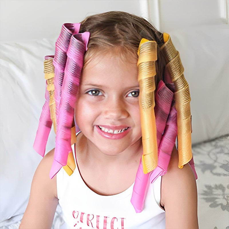 CurlCraft™ - Magiske Krølltenger - Varmefri Stylingsett