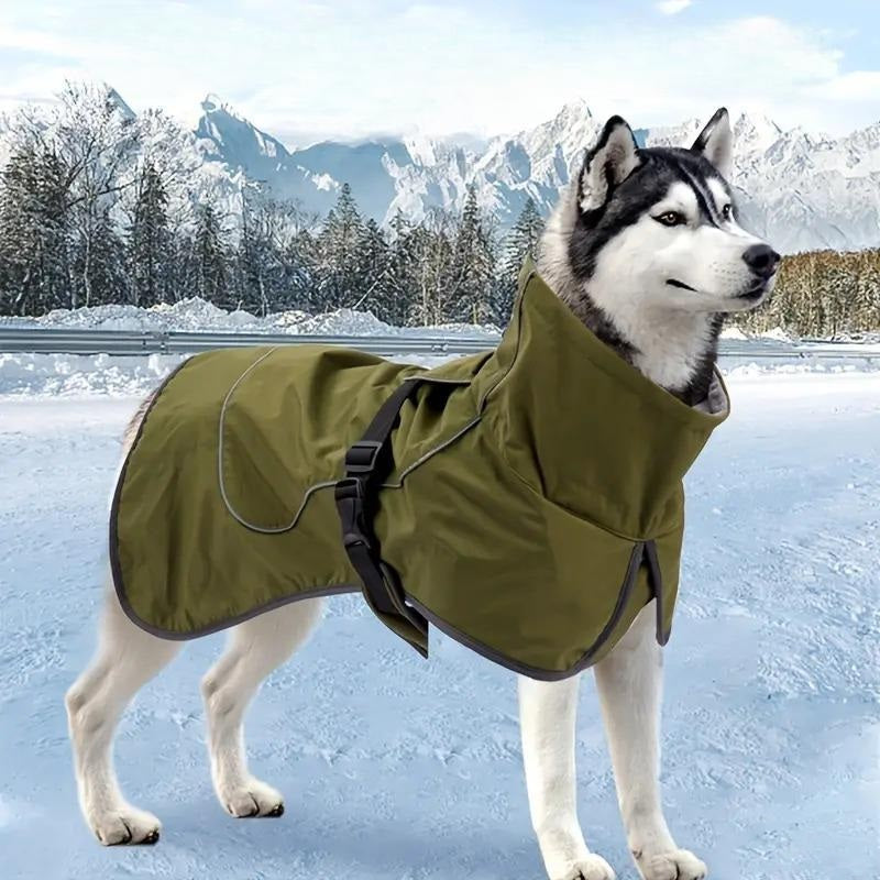 Veltrix™ | Waterproof Dog Coat with Reflective Strips