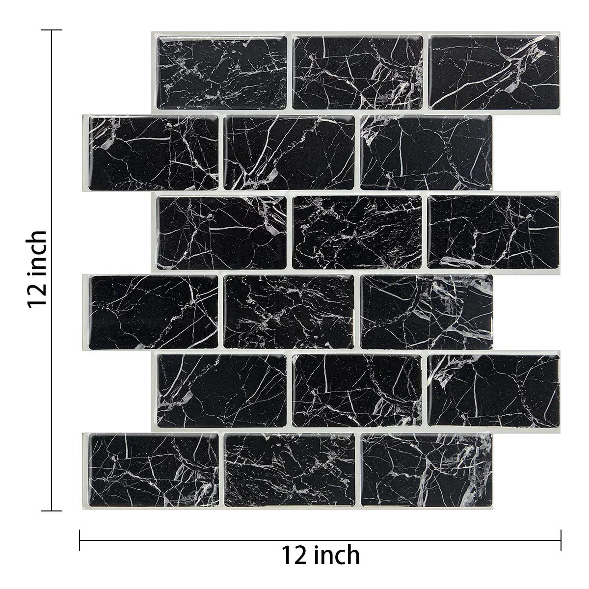 3D Wall Tiles for Peeling and Sticking