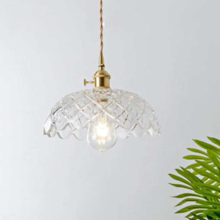 Lampada a sospensione in vetro - OpulentGlow
