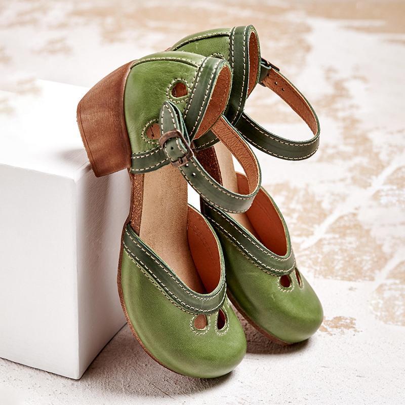 Amalia™ | Orthopaedic Sandals with Low Heel