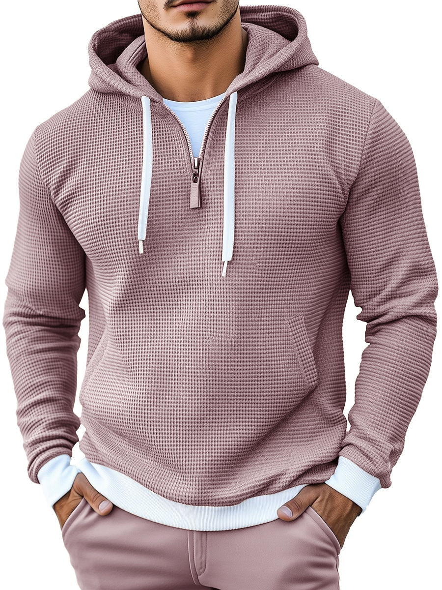 Valtin – Stylish Waffle Long Sleeve Hoodie