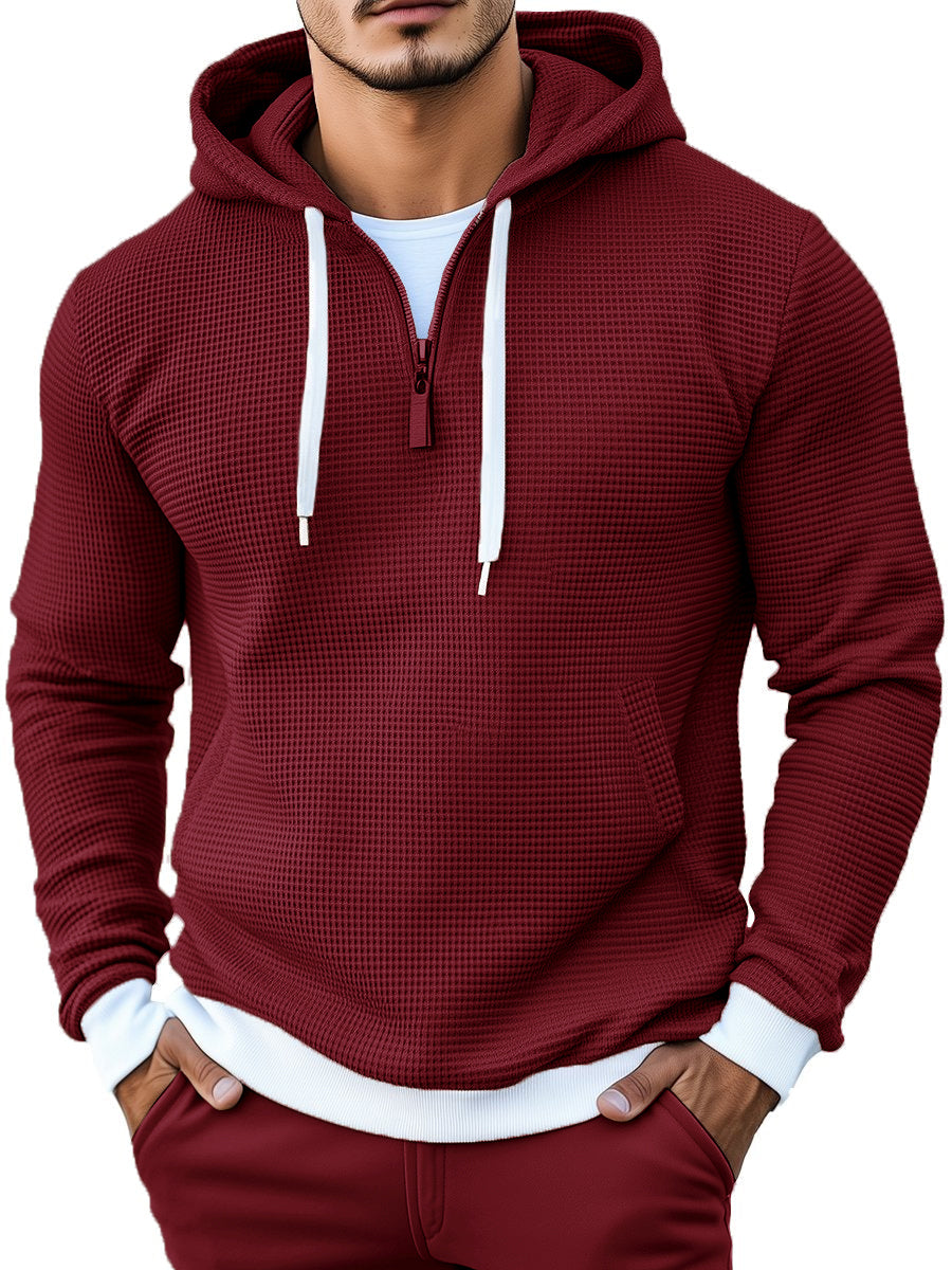 Valtin – Stylish Waffle Long Sleeve Hoodie