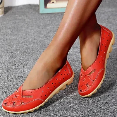 Orthopaedic Loafers Made from Breathable Leather