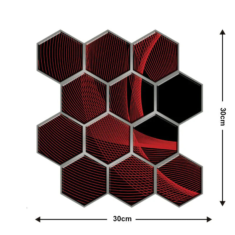 3D Wall Tiles for Peeling and Sticking