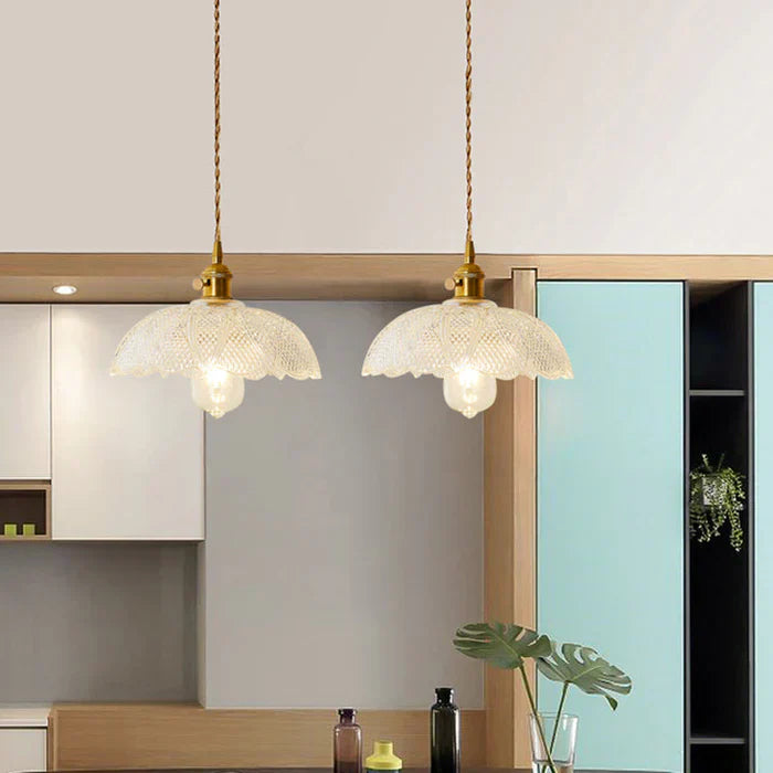 Lampada a sospensione in vetro - OpulentGlow