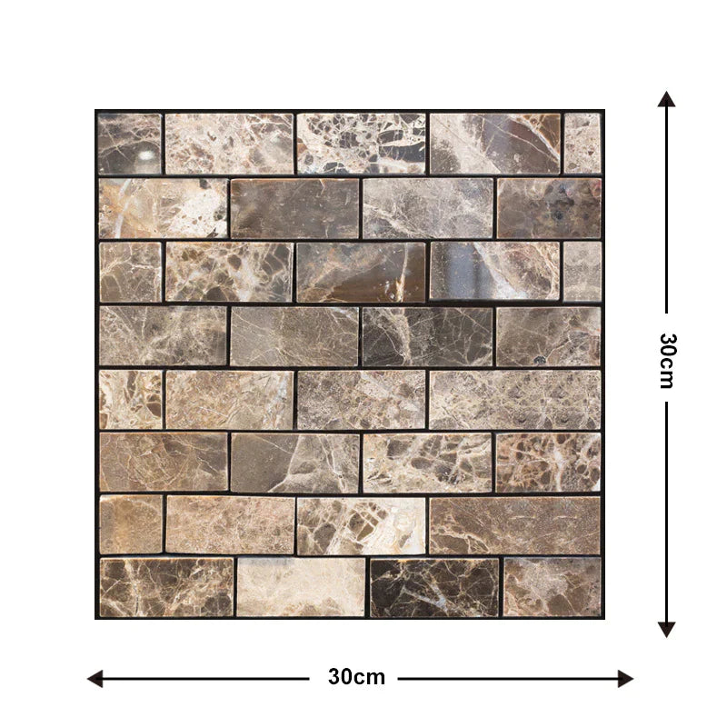 3D Wall Tiles for Peeling and Sticking