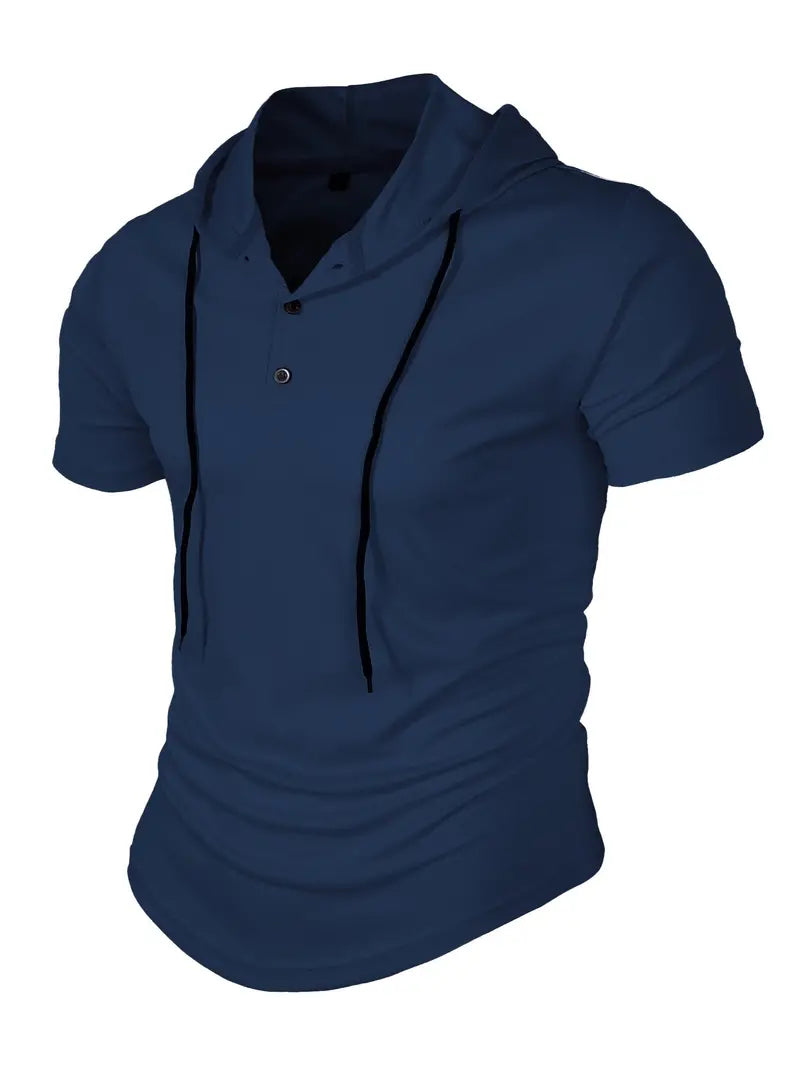 Vivek™ - Korte Mouwen Hoodie Shirt