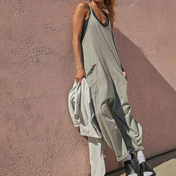 Wijd Been Jumpsuit met Zakken