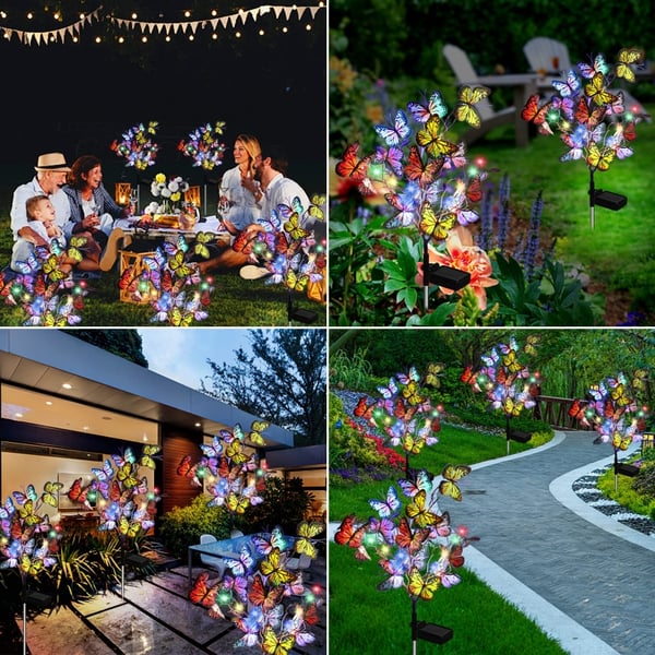 Solar Butterfly Lights for Outdoors