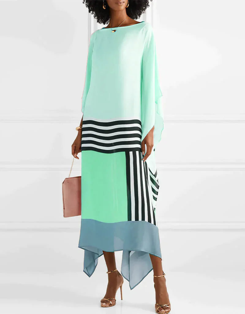Anika™ - Pink Kaftan with Candy Stripes