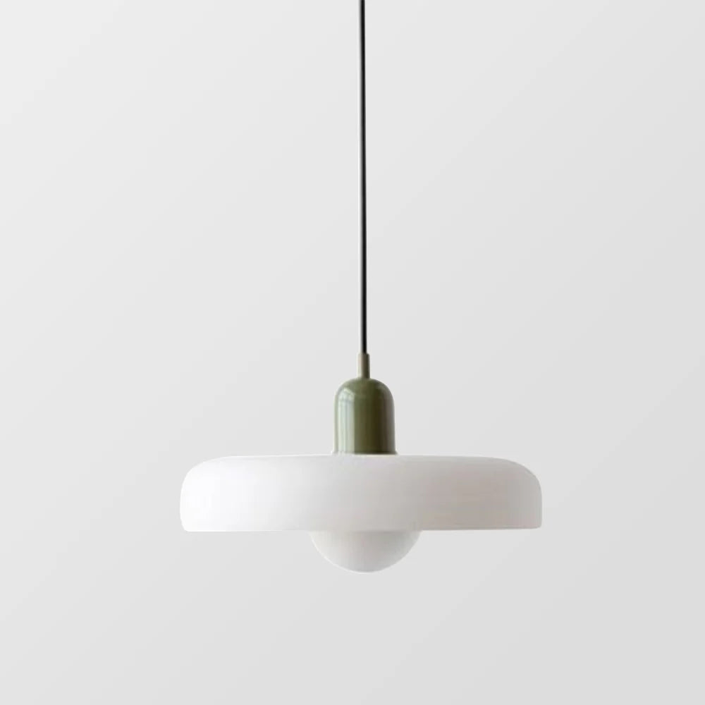 Bauhaus Pendant Light Made of Coloured Glass