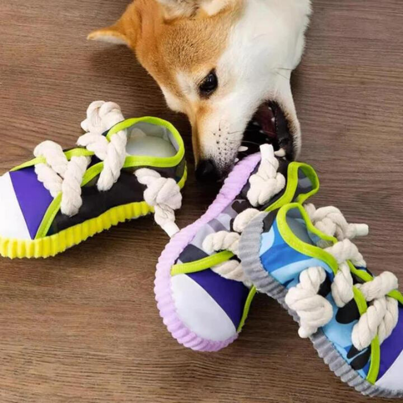 ShoeBite™ | Squeaky Shoe Toy