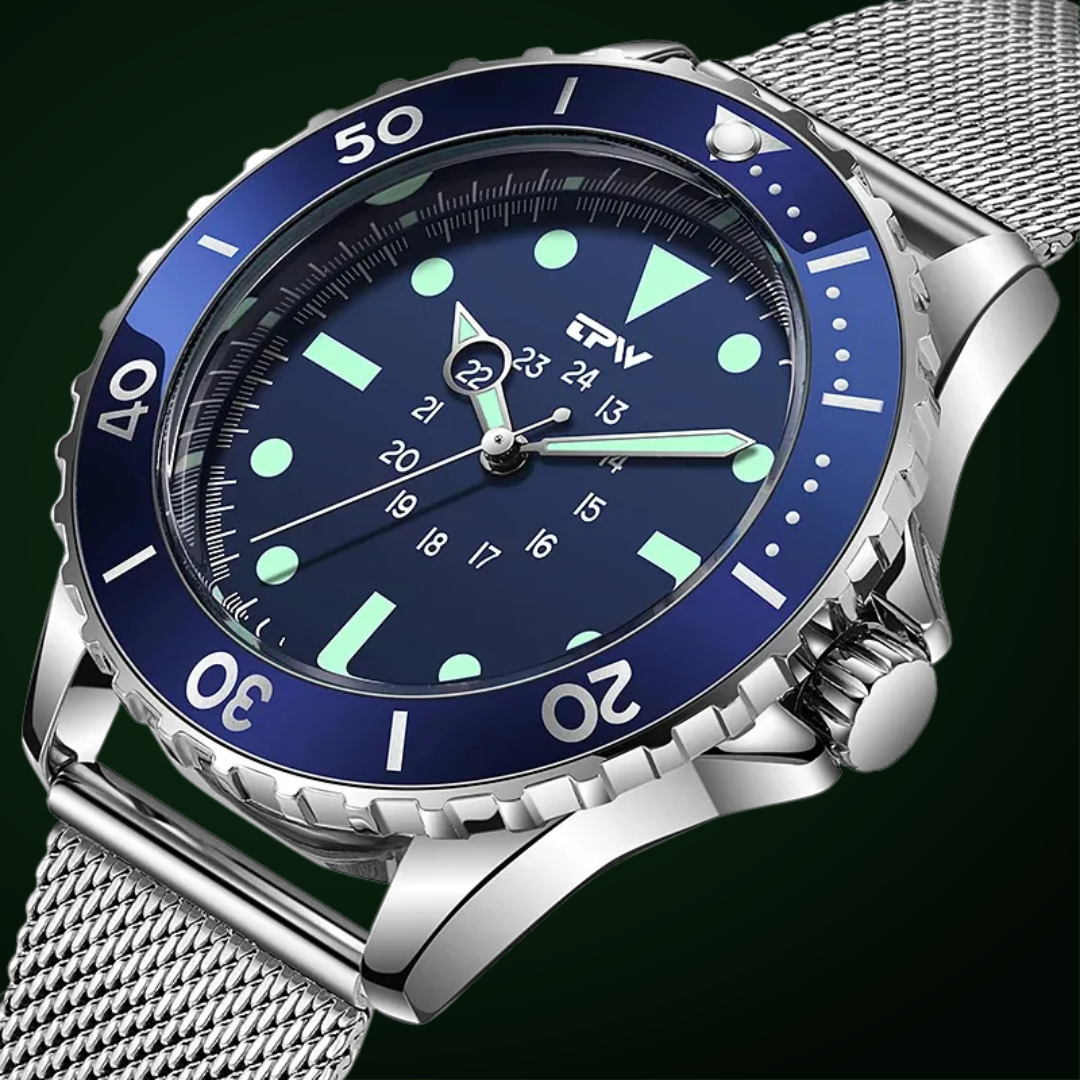 Waterdichte Tactische Veldhorloge in Duikerstijl